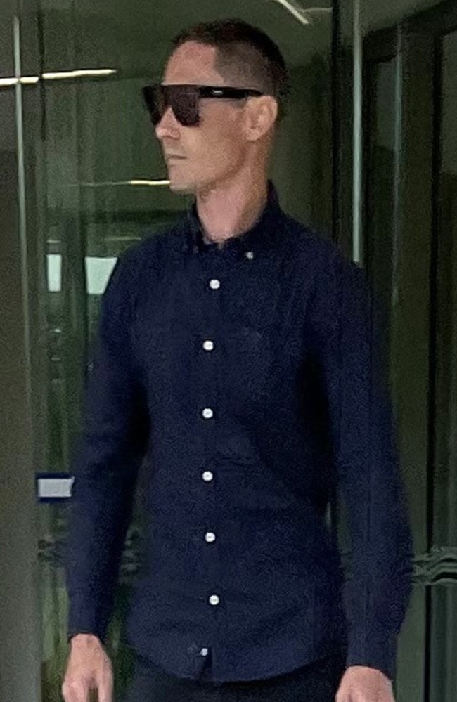 Marcus Graham leaves Coffs Harbour court.