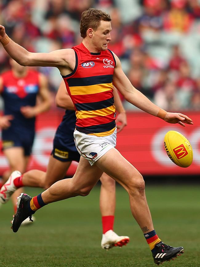 Dawson almost got his side over the line on Sunday. Picture: Graham Denholm/AFL Photos