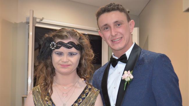 Emma-Louise Radford and Dylan Ready Warwick State High formal 2019.