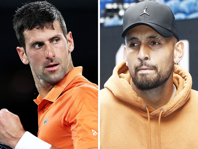 Novak Djokovic has kicked off the Australian Open mind games. Pic: Getty