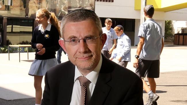 Principal Rabbi James Kennard from Mount Scopus Memorial College in Burwood, Melbourne. Picture: Stuart McEvoy