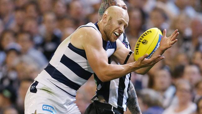 Will Gary Ablett and the Cats finish atop the AFL table? Pic: Michael Klein