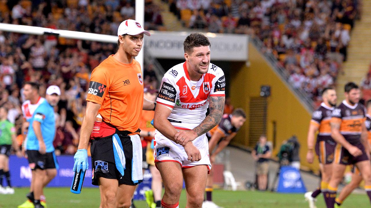 Widdop suffered a serious shoulder injury in Round 3. Photo by Bradley Kanaris/Getty Images.