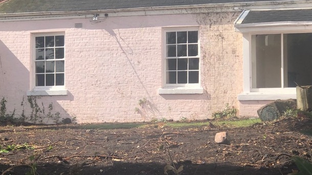 The garden at 2 Red Chapel Ave, Sandy Bay after it was altered from its original heritage state. Source: SUPPLIED.