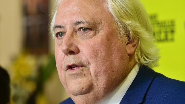 United Australia Party leader Clive Palmer. Picture: Shae Beplate