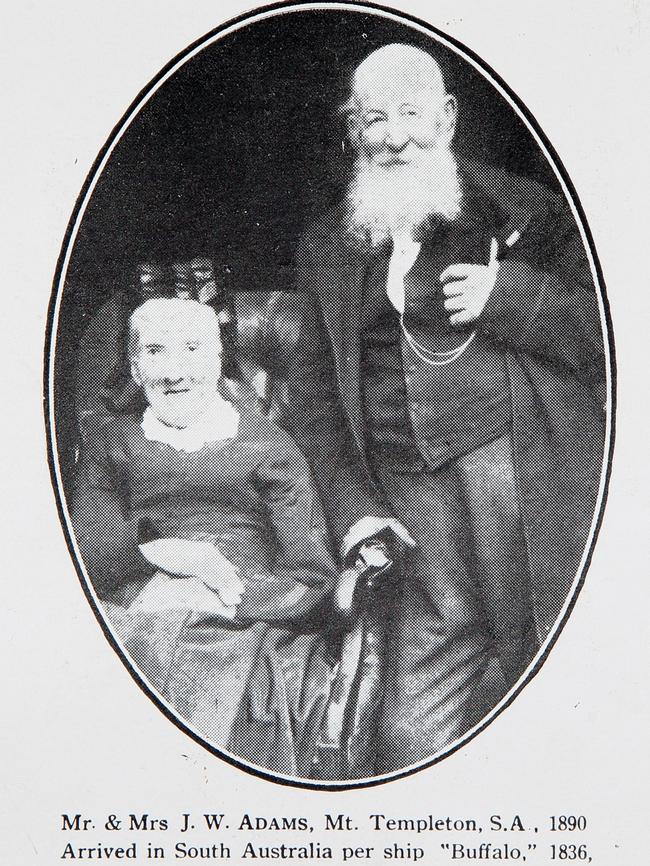 SA settlers John Adams and Susanna Adams came to Australia on the ship The Buffalo with Governor Hindmarsh. Susanna was the first white female to set foot on South Australia.