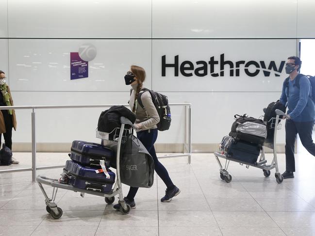 The UK government has overhauled its travel restrictions for foreign nationals entering Britain. Picture: Getty Images