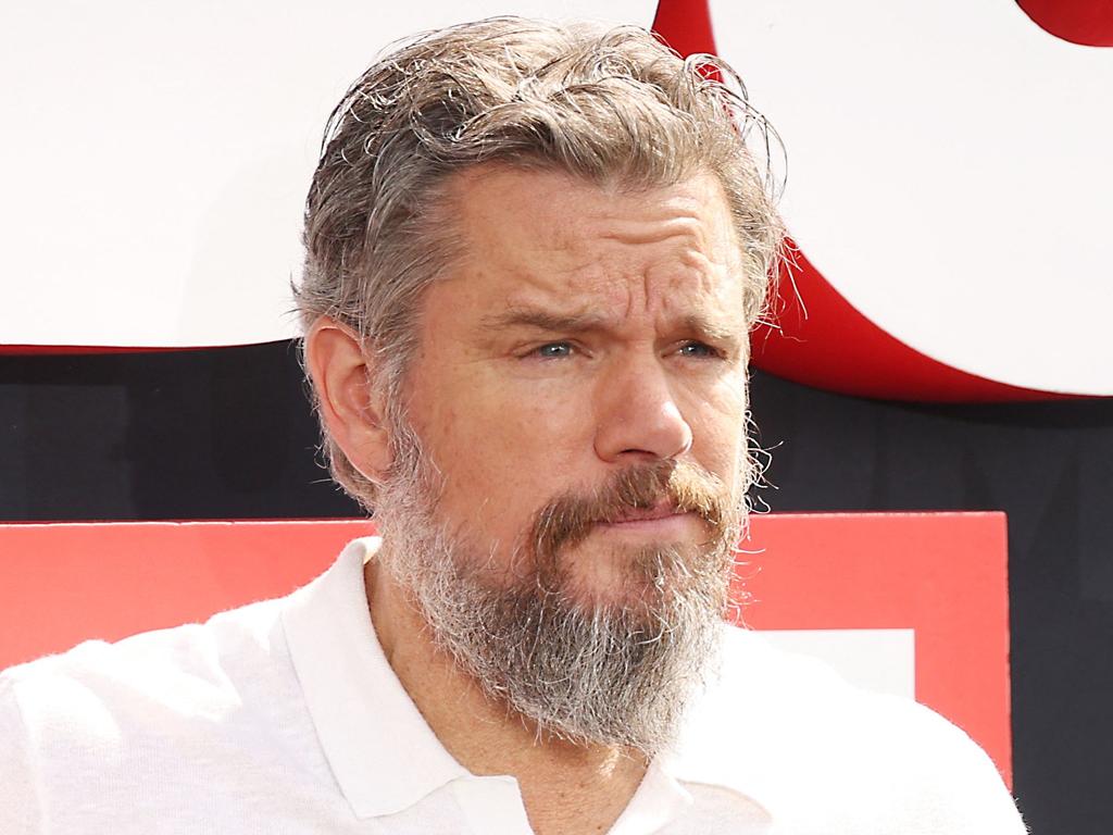 Damon rocked a full grey beard to the event held over the weekend. Picture: Michael Tran / AFP