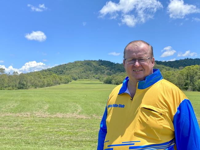 Mackay Rifle Club treasurer Bevan Appleby says teaching engineering helped him with his shooting adjustments. Picture: Matthew Forrest