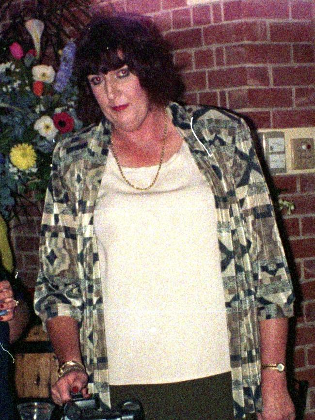 Murder victim John (Joanne) Lillecrapp at his brother's wedding in 1994. Picture: Supplied