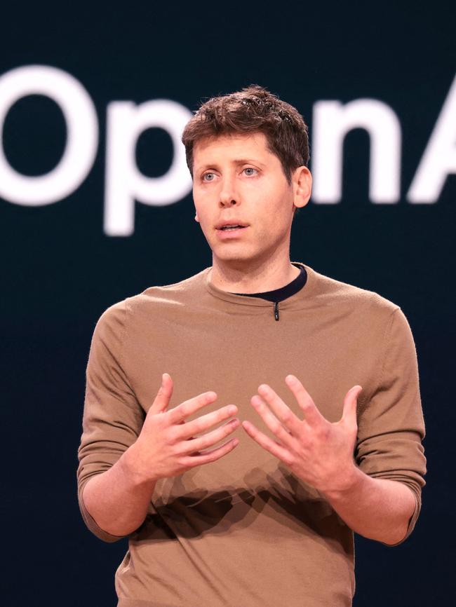 OpenAI CEO Sam Altman said AI isn’t a substitute for good management. Picture: AFP