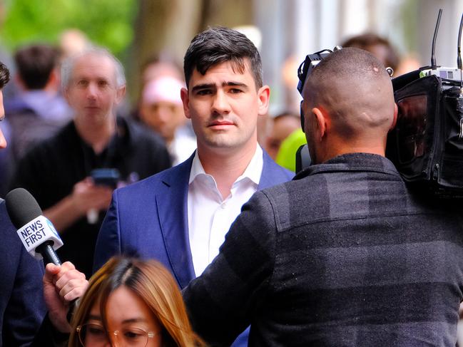 Hersant walked from court on appeal bail. Picture: Luis Enrique Ascui