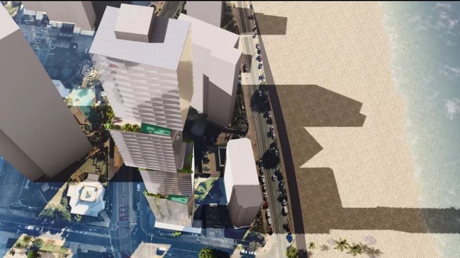 Descon Group Australia also has plans for a second tower on Surfers Paradise Bvd. Picture: supplied