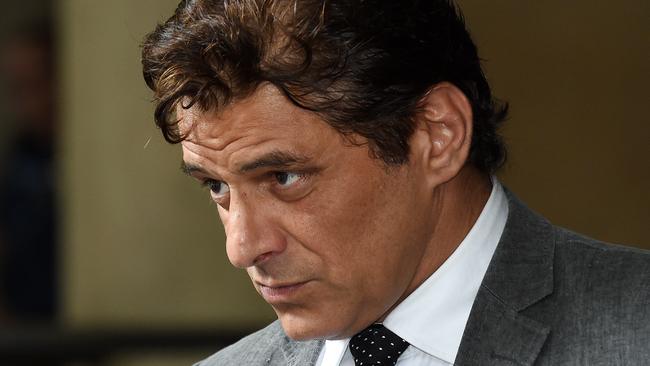 The drug ice looks like it’s derailing Vince Colosimo’s career. Picture: Josie Hayden