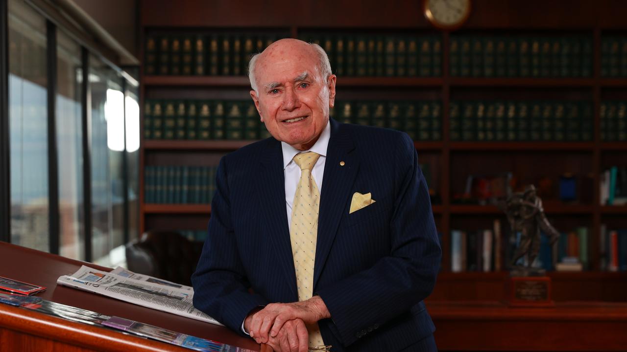 Mr Howard, at his offices, in Martin Place, Sydney. Picture: Justin Lloyd.