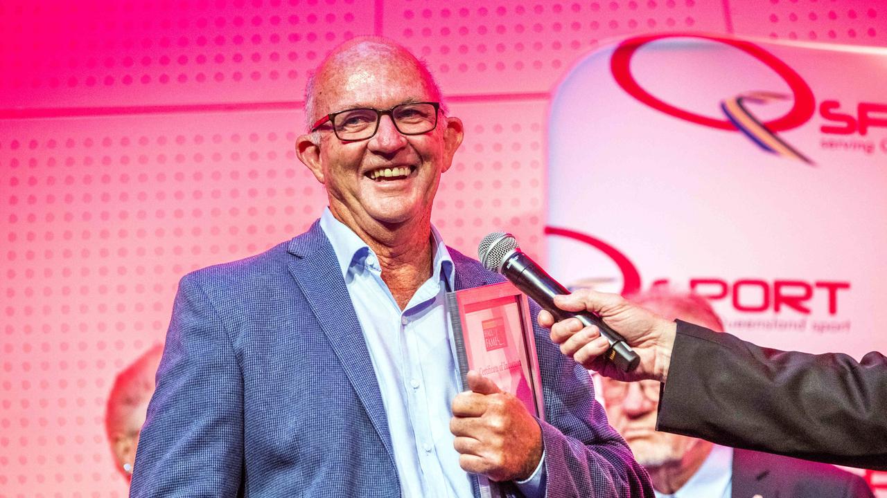 Barry Dancer at the Queensland Sport Hall of Fame function at Brisbane Convention and Exhibition Centre, Tuesday, November 24, 2020 – Picture: Richard Walker