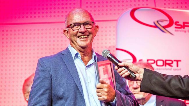 Barry Dancer at the Queensland Sport Hall of Fame function at Brisbane Convention and Exhibition Centre, Tuesday, November 24, 2020 – Picture: Richard Walker