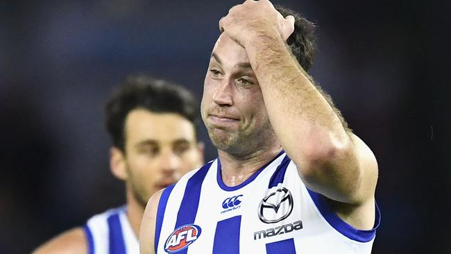 Gary Buckenara says the Roos missed the boat on trading Todd Goldstein and now have to hope he can somehow get back to his best. Picture: Getty Images