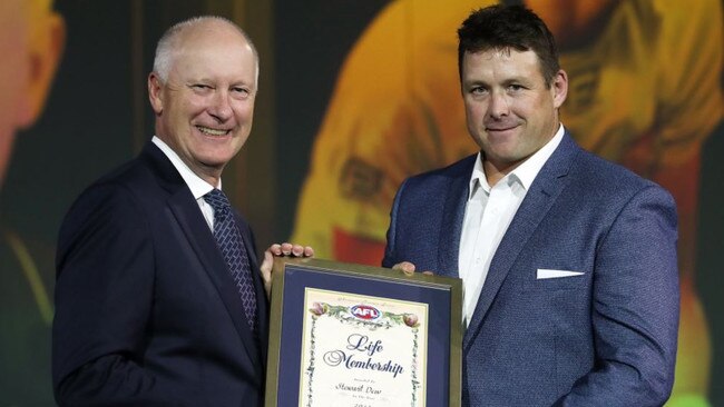 Stuart Dew's name is written as 'Stewart' on his certificate. Picture: Gold Coast Suns