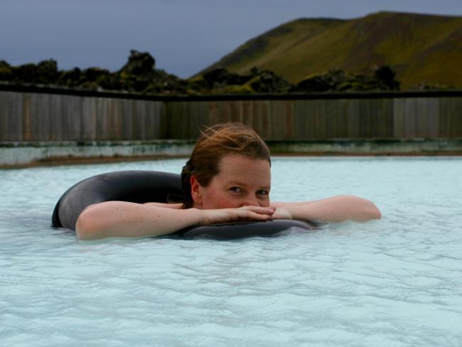 Leah solo in Iceland.