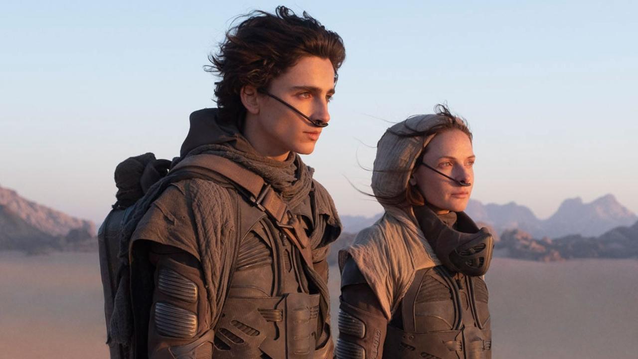 Timothee Chalamet and Rebecca Ferguson in Dune, due for release on Boxing Day