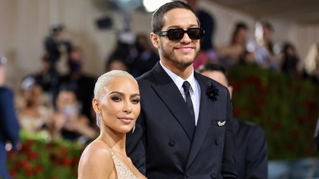 Kim Kardashian and Pete Davidson at the 2022 Met Gala. Picture: Getty Images