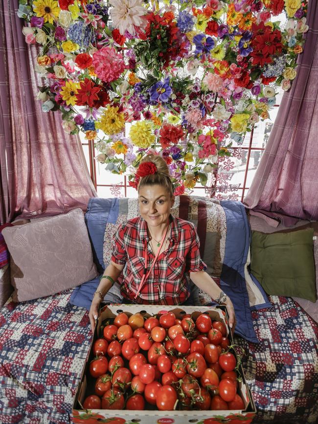 St Kilda Gatehouse received a $12,229 Feed Melbourne Appeal grant in 2018 to help them buy a van. Pictured is support worker Fiona Cowan. Picture: Valeriu Campan