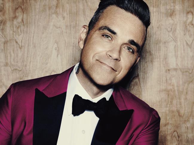 UK pop star Robbie Williams for Sunday papers only HI-RES VERSION