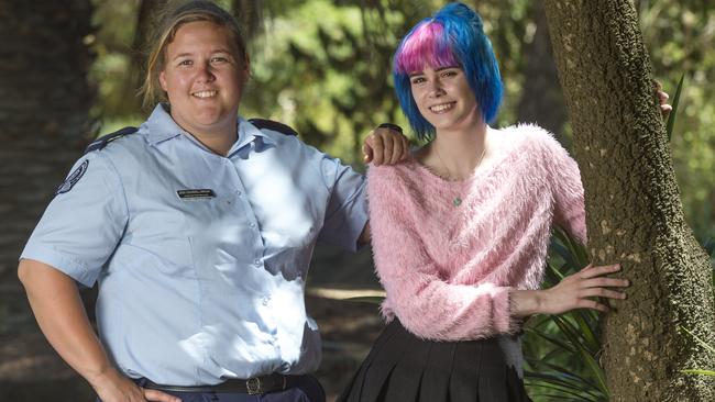 Jess Cockerill-Wright and Shaylyn Blyth, who are the Macedon Ranges young citizens of the year. Picture: Rob Leeson