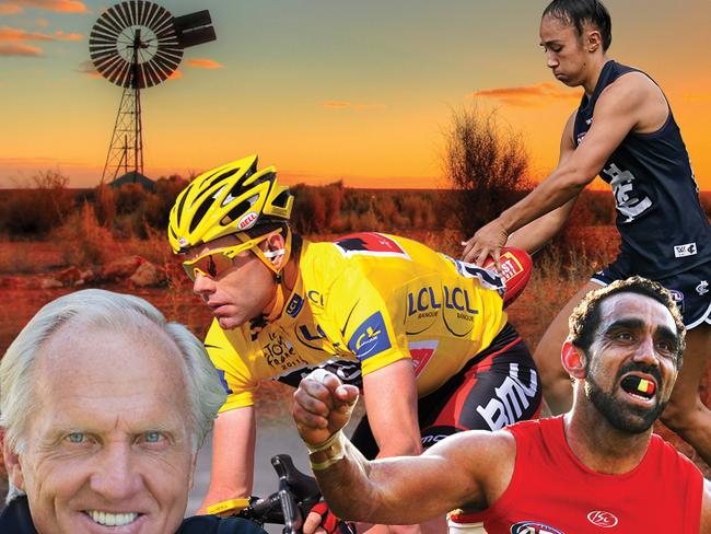 Country Australia's sportiest towns artwork. Picture: Supplied