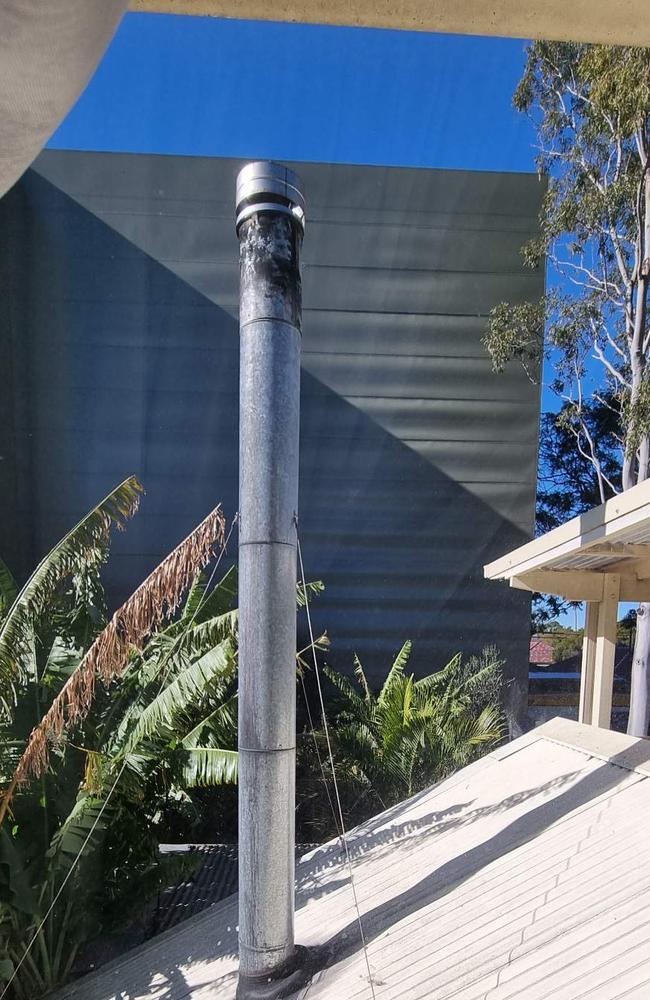 The acoustic shed seen from outside Felipe's kitchen window. Picture: Supplied