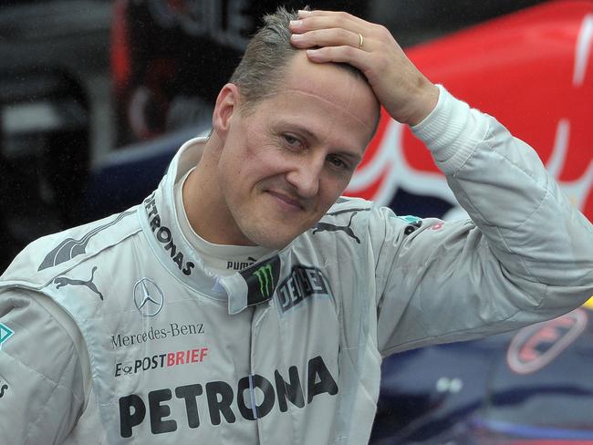 Michael Schumacher was in a coma after slamming his head on a rock while skiing. AFP PHOTO/YASUYOSHI CHIBA