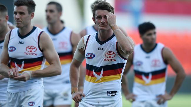 Adelaide is still yet to win a game this season. Picture: Getty