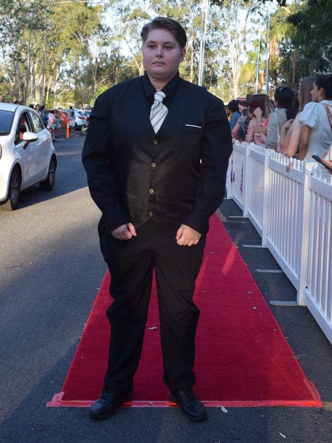 Romieka Saunders at the North Rockhampton High School Formal 2023.