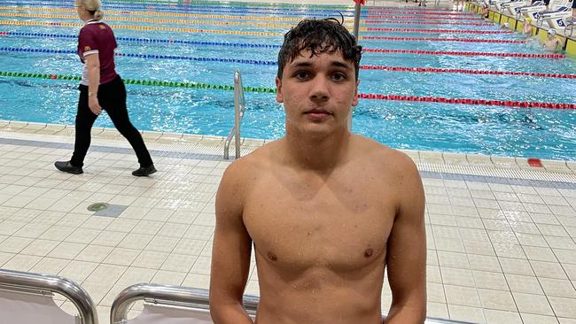 Padua College student Josh Kelly won the 16 years Div 1 breaststroke.