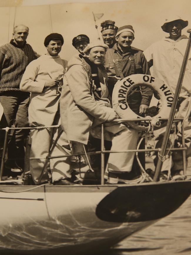 Ingate on the famous Admiral’s Cup yacht Caprice of Huon. Picture: Supplied