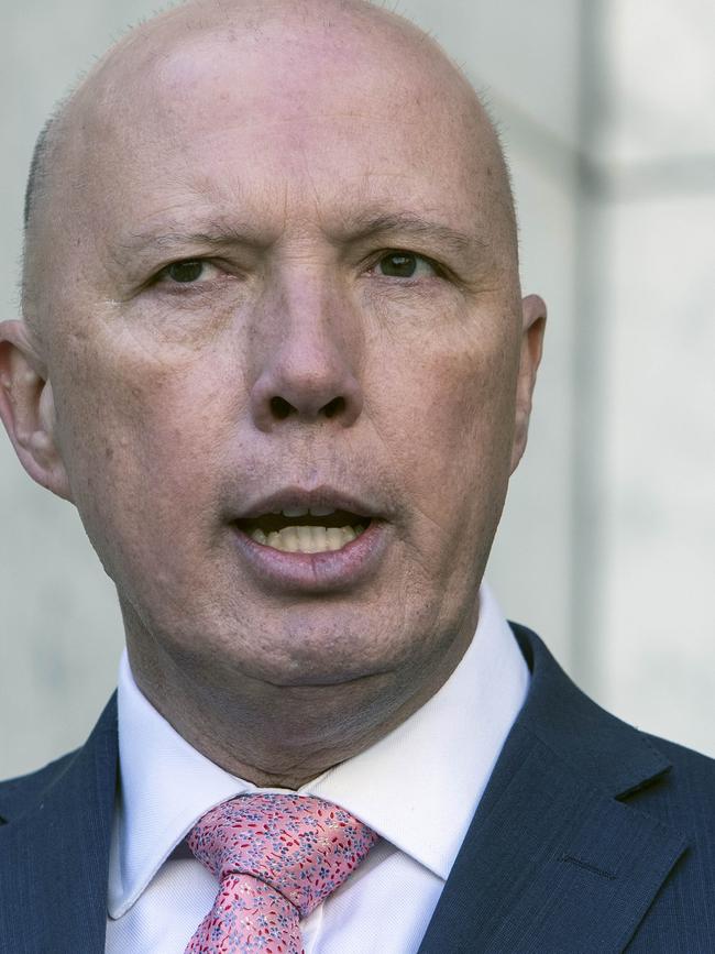 Home Affairs Minister Peter Dutton