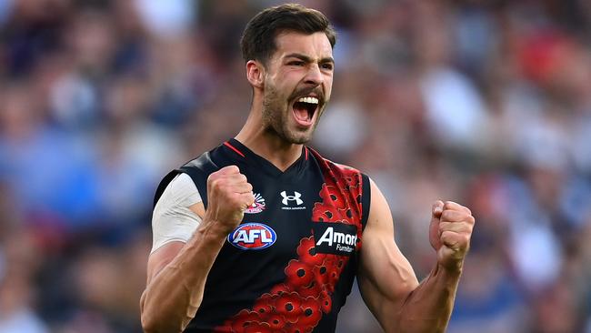 Kyle Langford has seen plenty of low moments at the Bombers. Picture: Getty Images