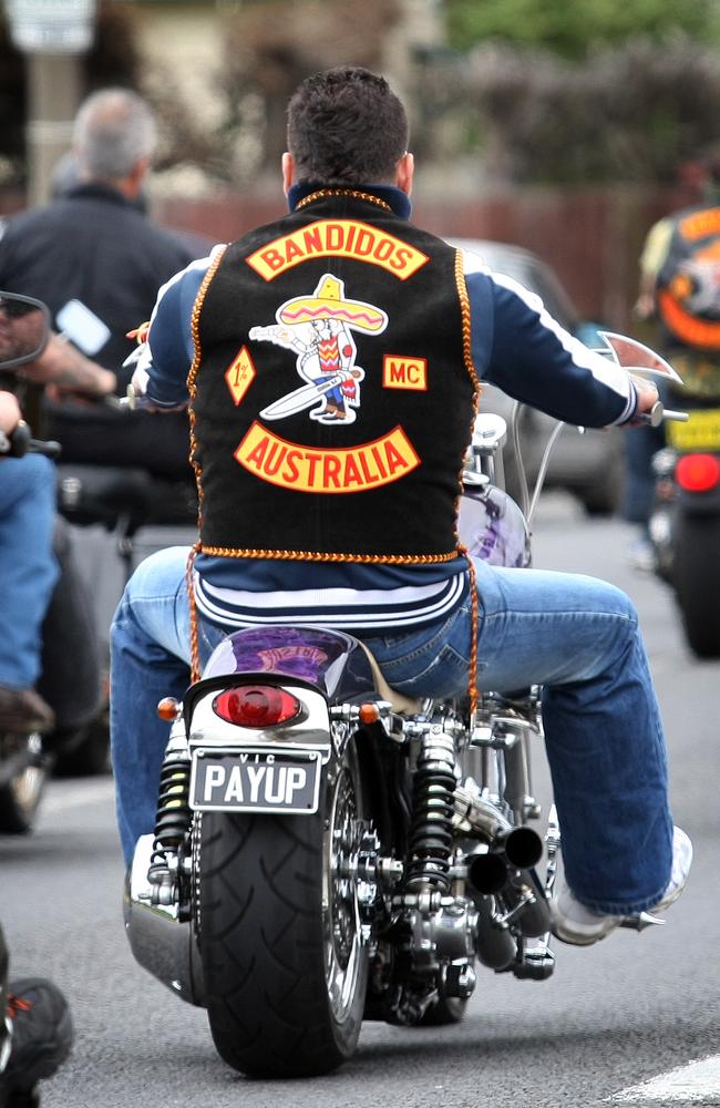 Bandidos at Brands’s funeral