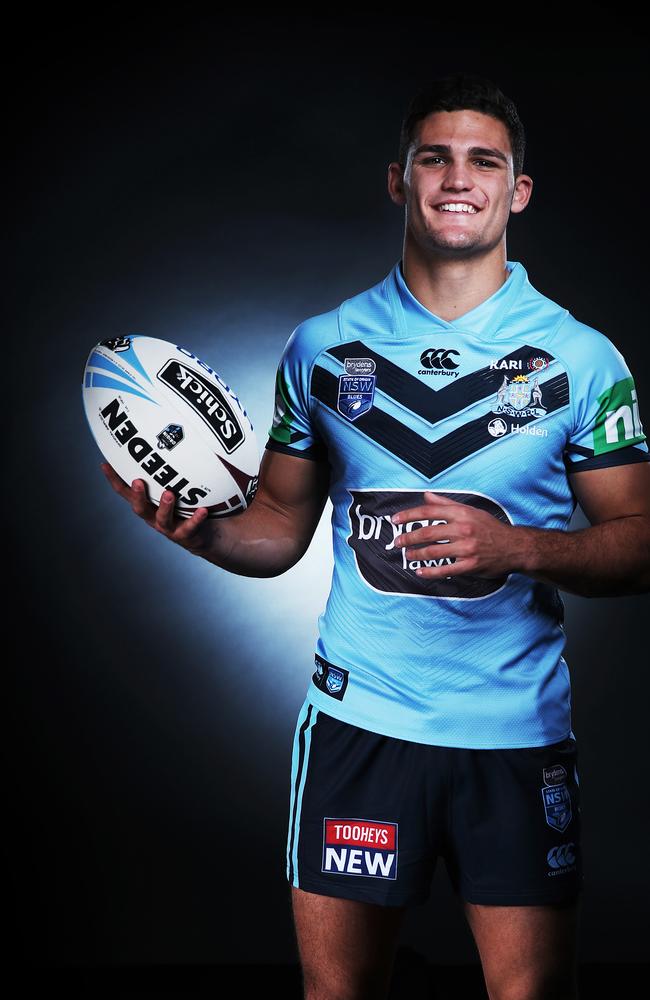 Nathan Cleary is a likely target of the Roosters as season’s end. Picture. Phil Hillyard