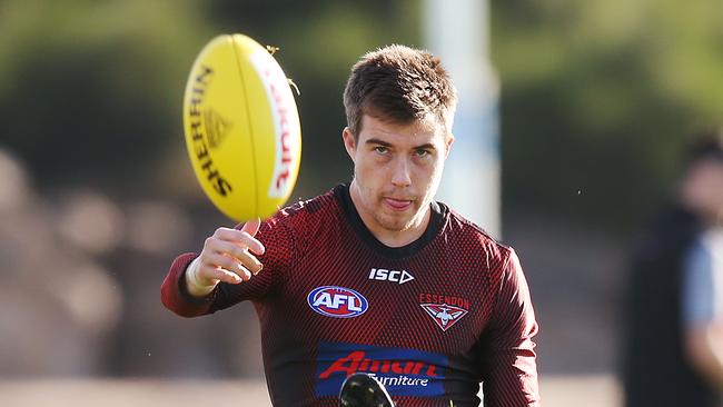 Zach Merrett is building into the season after his pre-season was hampered by injury. Picture: Michael Dodge/Getty Images.