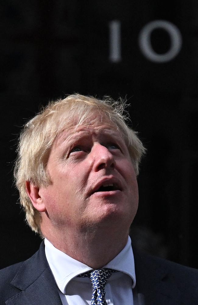 Britain's former prime minister Boris Johnson is plotting his political comeback. Picture: AFP