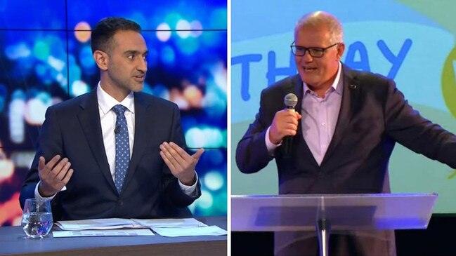 Waleed Aly has come to the defence of former prime minister Scott Morrison after he was blasted for a sermon on the weekend.