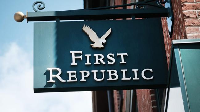 First Republic was hard hit by the crisis and US regulators on Monday agreed to sell the bulk of the bank to JPMorgan. Picture: Getty Images