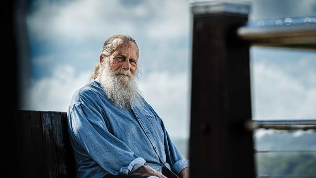 Australian actor Jack Thompson pictured at the Woolgoolga Headland. Picture: Gethin Coles / The Australian