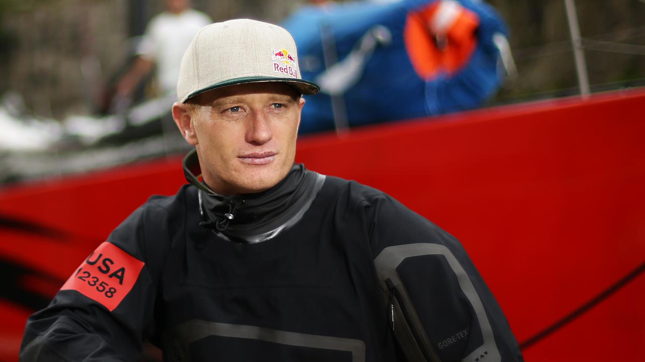 James Spithill before racing on Comanche in the Sydney to Hobart. Picture: Brett Costello