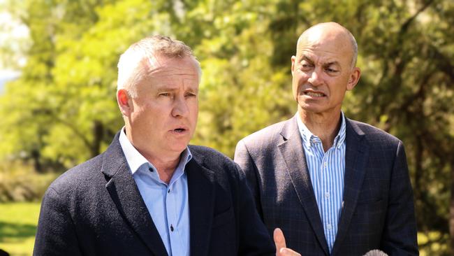 Premier Jeremy Rockliff unveiled his new Cabinet in Launceston on Sunday, giving the job of managing Tasmania’s purse strings to Deputy Premier Guy Barnett. 