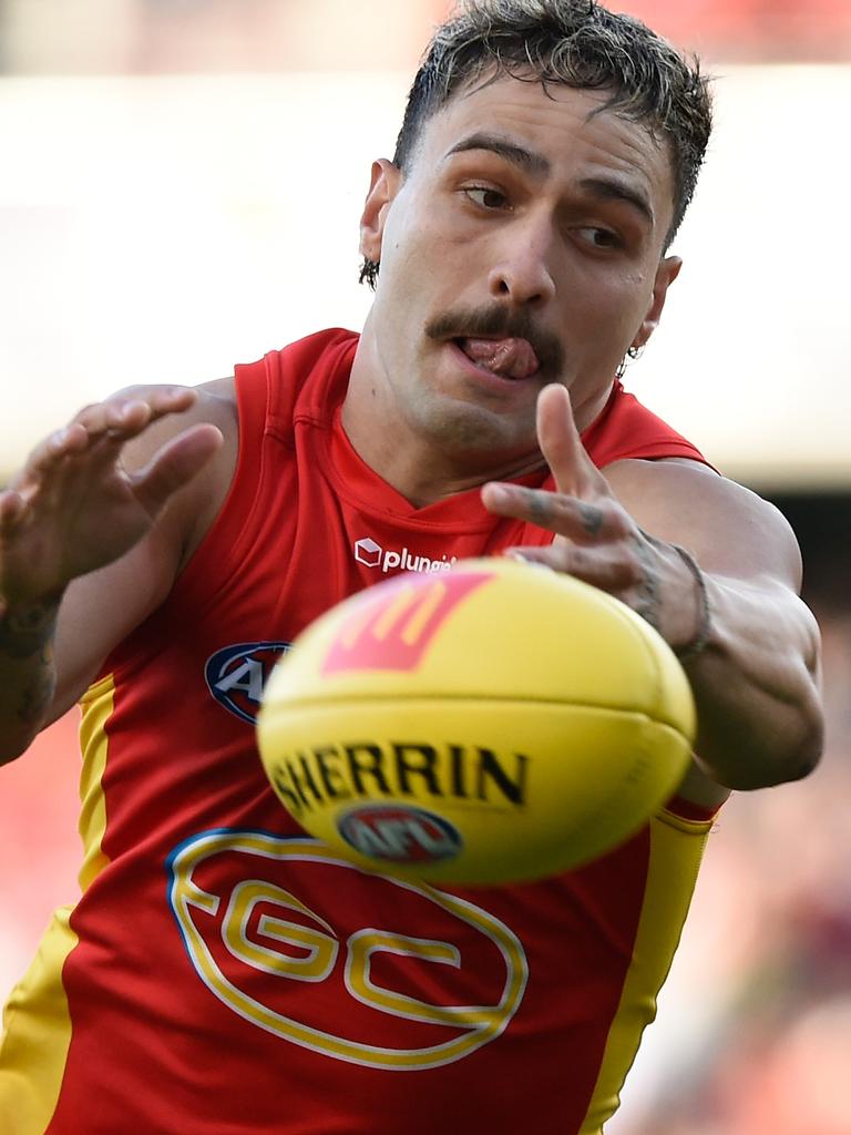 Gold Coast superstar Izak Rankine was high on Essendon’s radar.