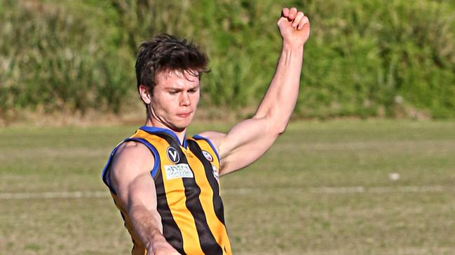 VAFA footy: Luke Holland in action for St Bernard's. Picture: Aaron Cook