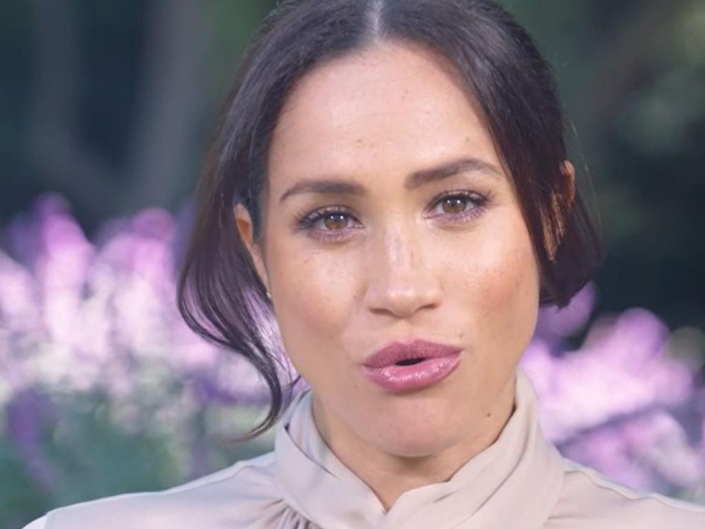 Meghan Markle thanks the 'quiet heroes' of the coronavirus pandemic on CNN Picture: CNN.